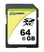 64GB 9p SDXC Class 10 Secure Digital Extended Cap