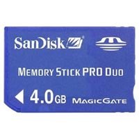 4GB 10p Memory Stick Pro Duo, BXC