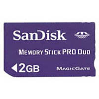 2GB 10p Memory Stick Pro Duo w/o Adapter Retail, 