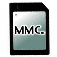 1GB 7p MMC MultiMedia Card Clam, Transcend, BPZ, 