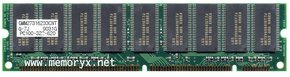 128MB 168p PC100 CL3 18c 8x8 ECC SDRAM DIMM, Gold