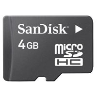 4GB 8p  Transflash MSDHC Class 4 Micro Secure Dig