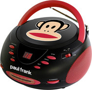 - CD/CD-R/RW/MP3/Apple iPod Boombox with AM/FM Rad