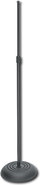 - Round Base Microphone Stand - Black
