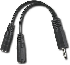 - Dual Mini Headphone Jack Adapter