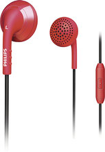 - Earbud Headphones with Microphone - Pink