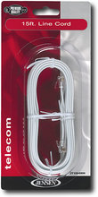 - 15' Line Cord - White