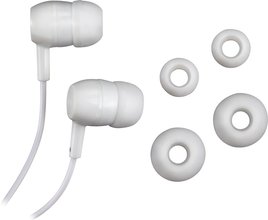 - Stereo Earbud Headphones (White)