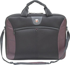 - Sherpa Slimcase Messenger Laptop Case - Burgundy