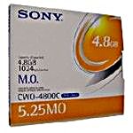 SONY 5.25  4.8 GB WORM Magneto Optical Disk, Part