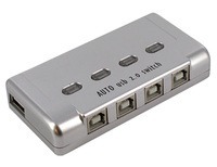 Premium 4-Port (4x1) Automatic USB2.0 Switch