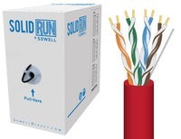 SolidRun by Sewell Cat6 Bulk Cable UTP 1000 ft. R
