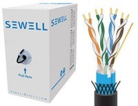 Sewell PureRun Bulk Cat5e Solid Pure Copper 1000 