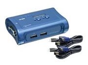 2-port USB KVM Switch Box