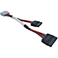 4-Pin Molex to 2 x SATA