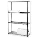 RACK,WIRE,4-TIER,36x18,BK