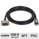 9FT HDMI to DVI-D Cable -  10.2Gbps, 1080p