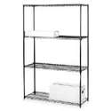 RACK,WIRE,4-TIER,48X18,BK