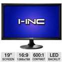 I-INC 19 Wide 1366x768 LED Monitor, VGA