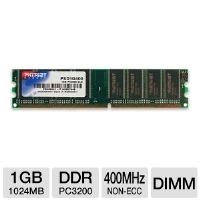 Patriot Signature 1024MB PC3200 DDR 400MHz Memory
