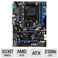 MSI 970A-G46 AMD 9 Series Motherboard - ATX, Sock