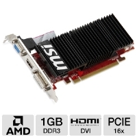 MSI R4350-MD1GD3H/LP Radeon HD 4350 Video Card - 