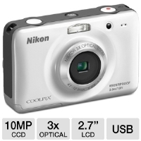 Nikon COOLPIX S30 Digital Camera - 10 MegaPixels,