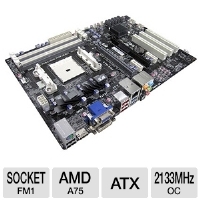 ECS A75F-A AMD A Series Motherboard - ATX, Socket