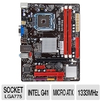 Biostar G41D3C Intel G41 Motherboard - Micro ATX,