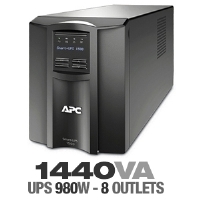 APC SMT1500 1500AV LCD Smart-UPS - 8 Outlet, 1440