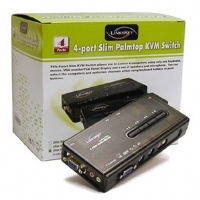 Linkskey LKV-S04ASK KVM Switch - 4-Port, PS2, Aud