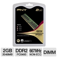 PNY 2048MB PC5400 DDR2 667MHz Memory
