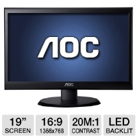 AOC e950Sw 19 Class Widescreen LED Backlit Monito