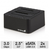 StarTech SATADOCK22UE Hard Drive Dock - 2-Bay 2.5