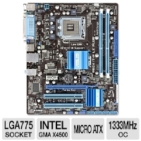 ASUS P5G41T-M LX PLUS Intel G41 Motherboard - Mic