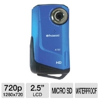 Polaroid X720E HD Waterproof Camcorder - 1280 x 7