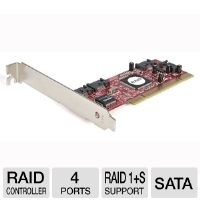 StarTech PCISATA4R1 4-Port Serial ATA RAID 0,1 PC