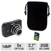 GE T145 DSC-T145-BK-US-3 Digital Camera - 14MP, 5