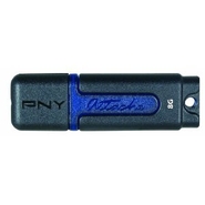 Attache 2 8 GB USB 2.0 Flash Drive - Black, Blue