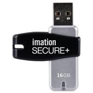 Secure 16 GB USB 2.0 Flash Drive - Black, Silver