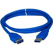 6ft, Blue, USB A Male to Female