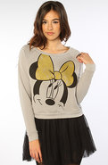 Women's The Minnie Bow Sweatshirt in Cool Gray, Sw