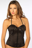 Women's The Free Love Corset in Black, Intimates