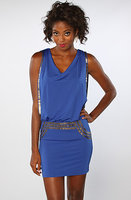 Women's The Grecian Dress in Royal Blue, Dresses