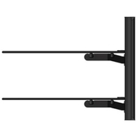 AVF Nexus Eco Mount Double AV Component Shelving S