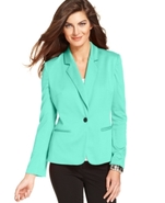 Petite Jacket, Single-Button Blazer