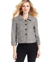 by ASL Jacket, Three-Quarter-Sleeve Hopsack