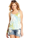 Juniors Top, Sleeveless Printed Camisole