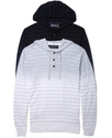 Hoodie, Striped Hooded Henley