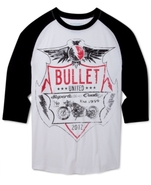Shirt, 3/4 Raglan Bullet Untied T-Shirt